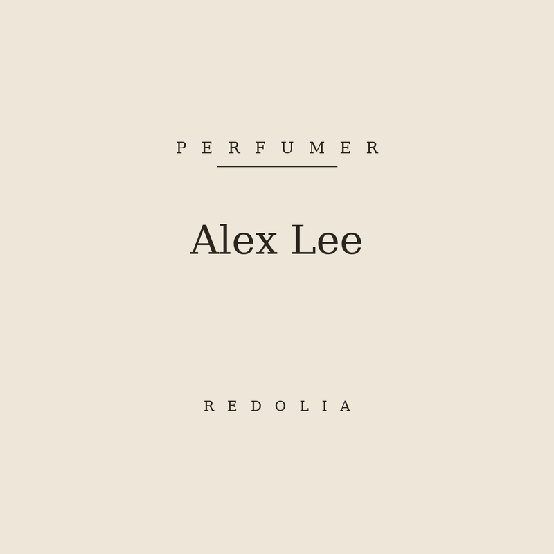 Perfumer card for Alex Lee at Redolia