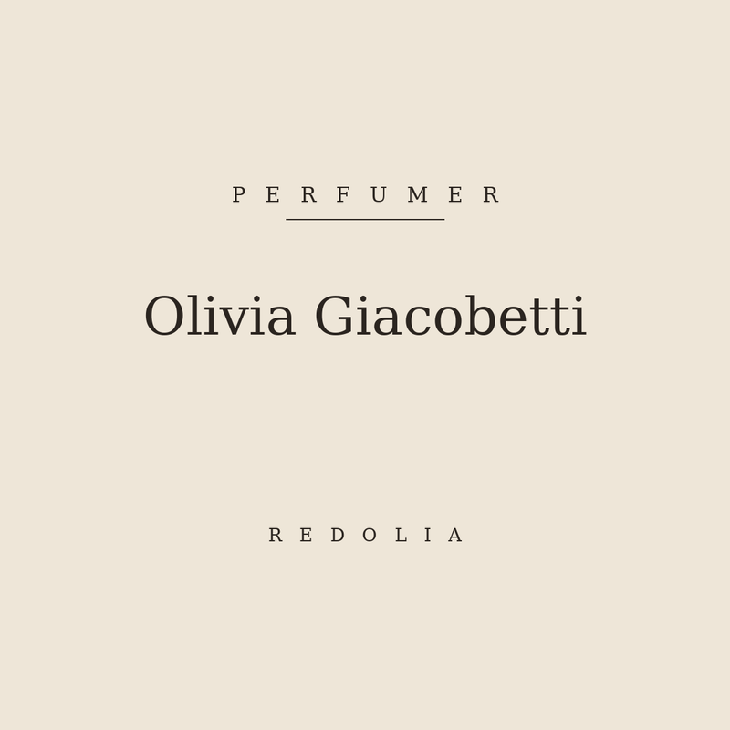 Perfumer card for Olivia Giacobetti at Redolia