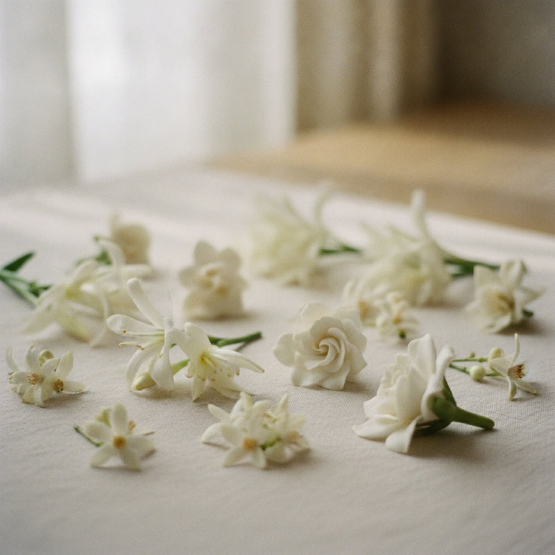 White floral accord — white flowers