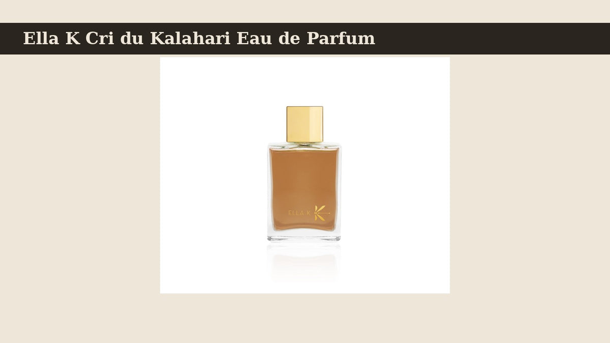 Ella K Cri du Kalahari Eau de Parfum fragrance bottle