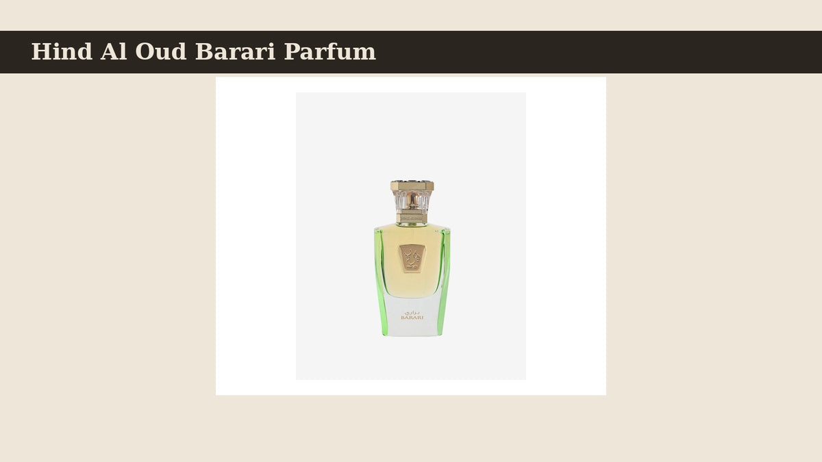Hind Al Oud Barari Parfum fragrance bottle