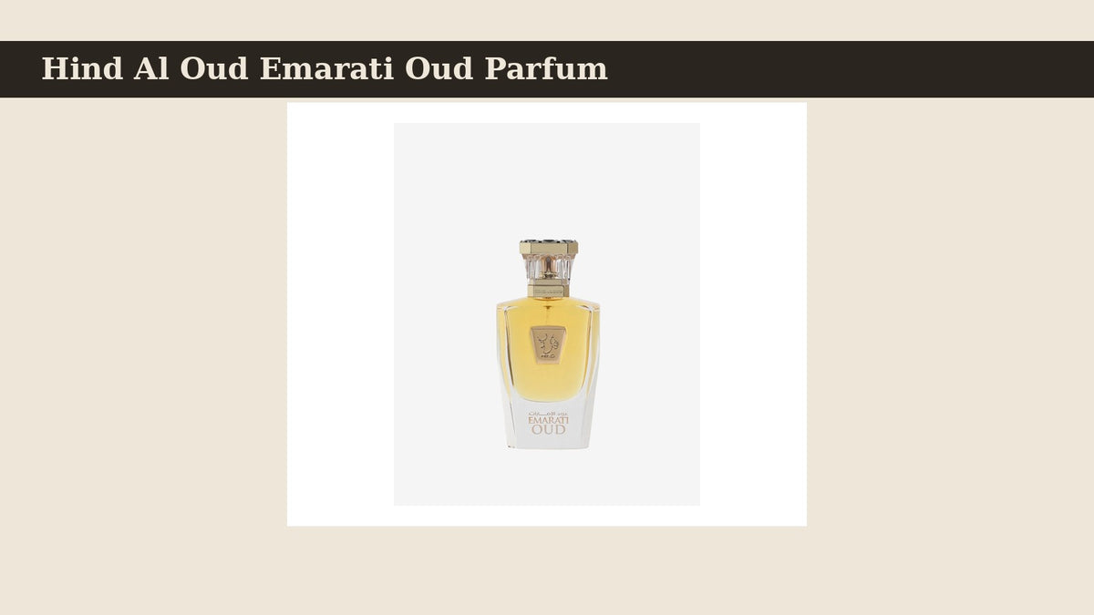 Hind Al Oud Emarati Oud Parfum fragrance bottle