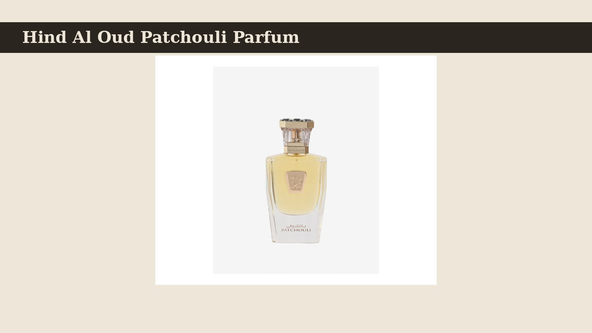 Hind Al Oud Patchouli Parfum fragrance bottle