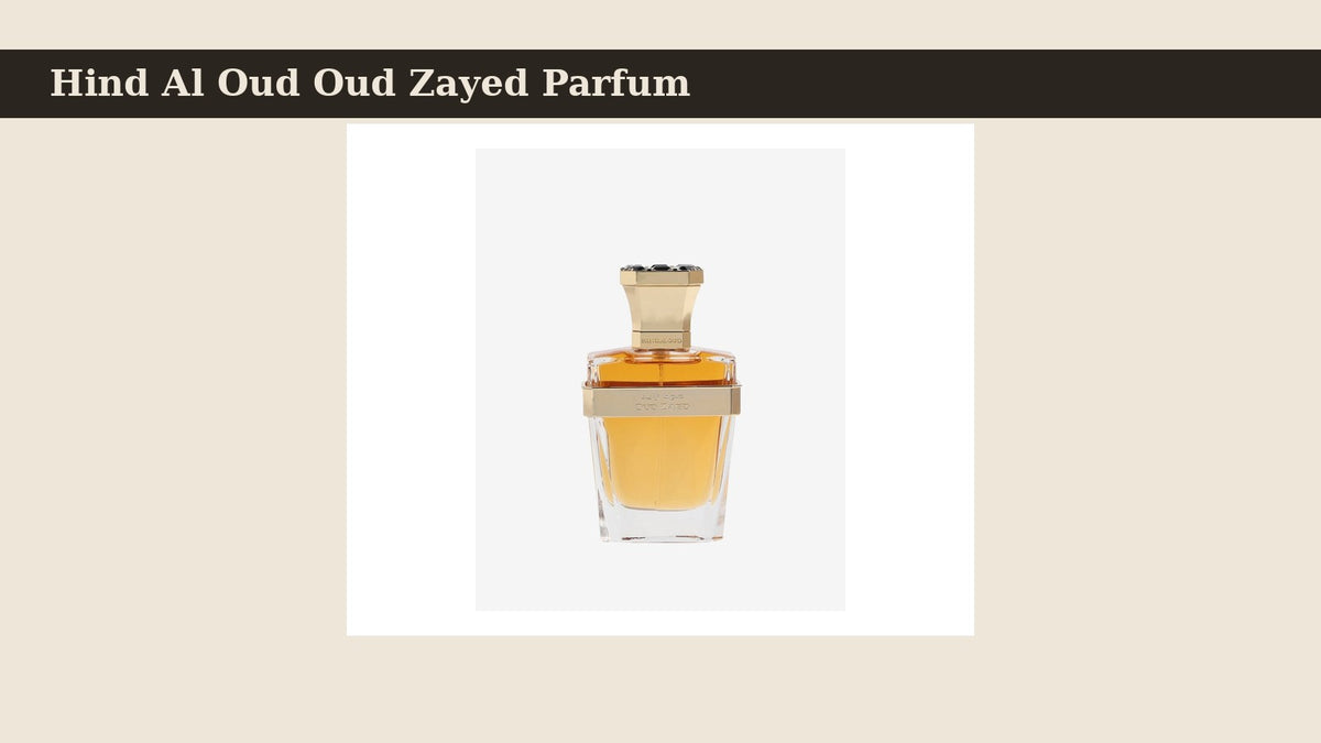 Hind Al Oud Oud Zayed Parfum fragrance bottle