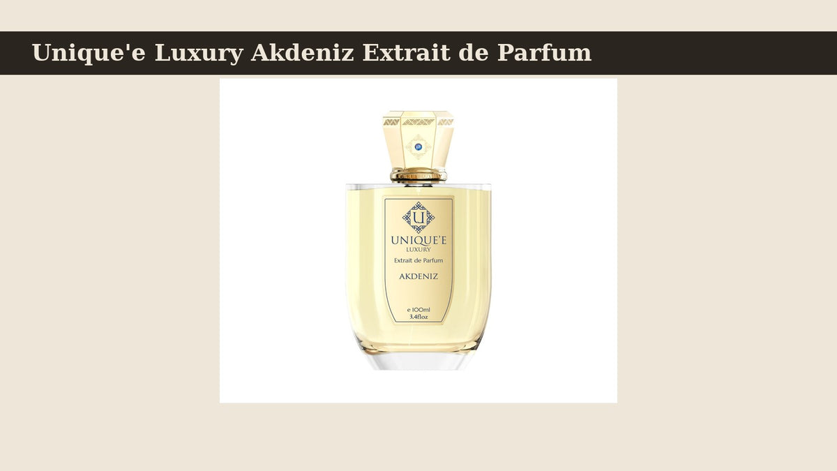 Unique'e Luxury Akdeniz Extrait de Parfum fragrance bottle