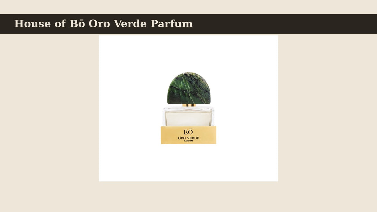 House of Bō Oro Verde Parfum fragrance bottle