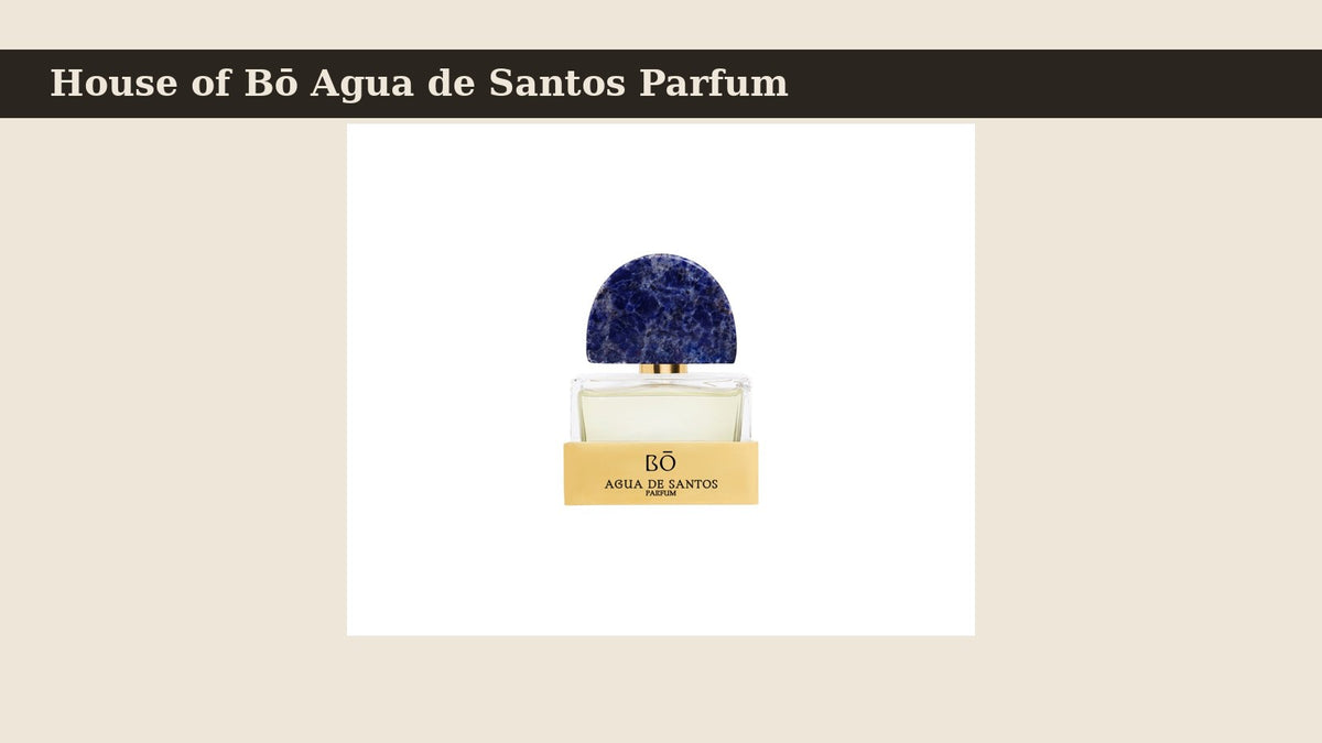 House of Bō Agua de Santos Parfum fragrance bottle