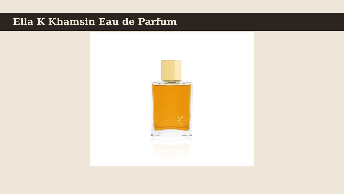 Ella K Khamsin Eau de Parfum fragrance bottle