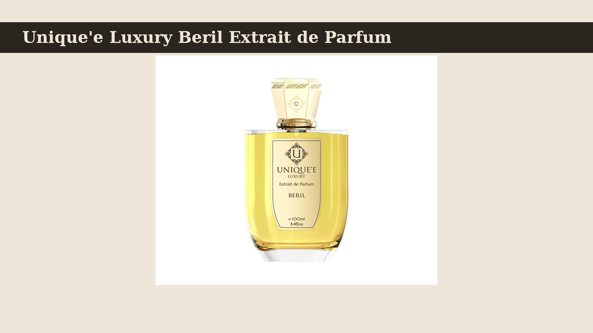 Unique'e Luxury Beril Extrait de Parfum fragrance bottle