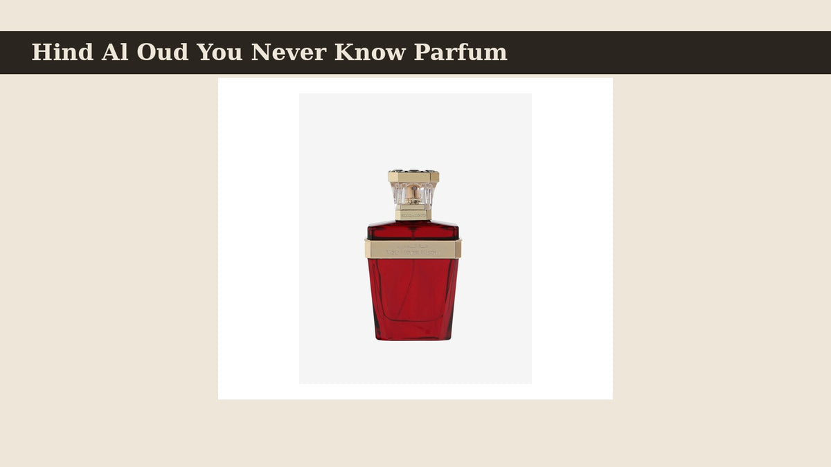 Hind Al Oud You Never Know Parfum fragrance bottle