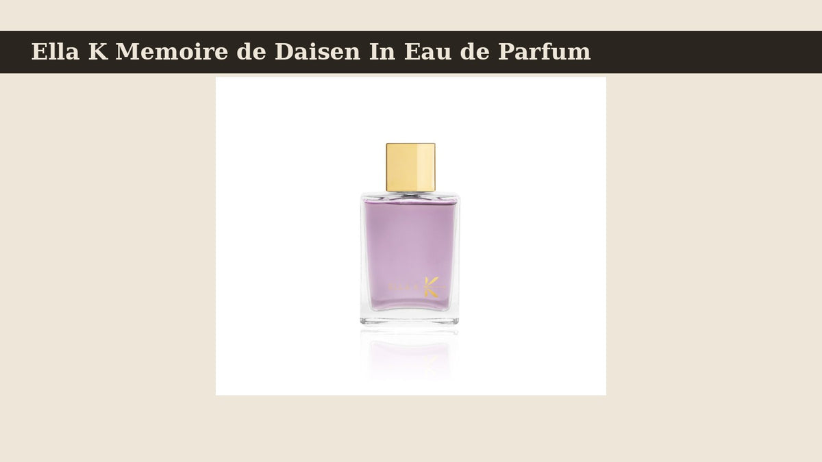 Ella K Memoire de Daisen In Eau de Parfum fragrance bottle