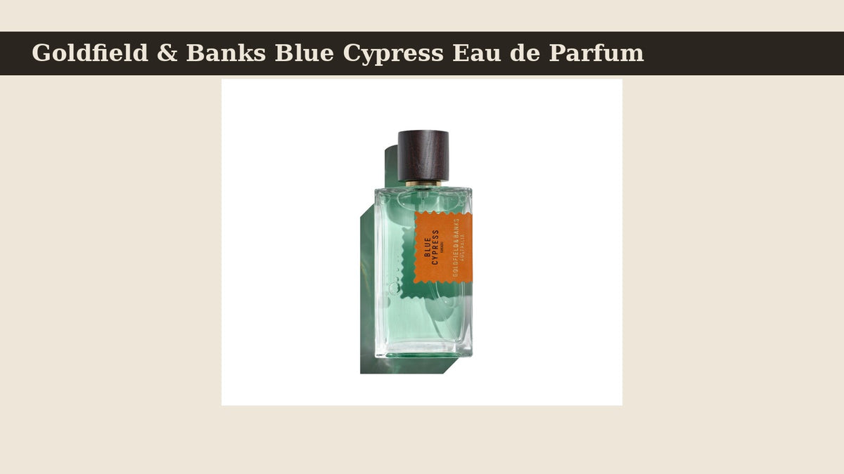 Goldfield & Banks Blue Cypress Eau de Parfum fragrance bottle