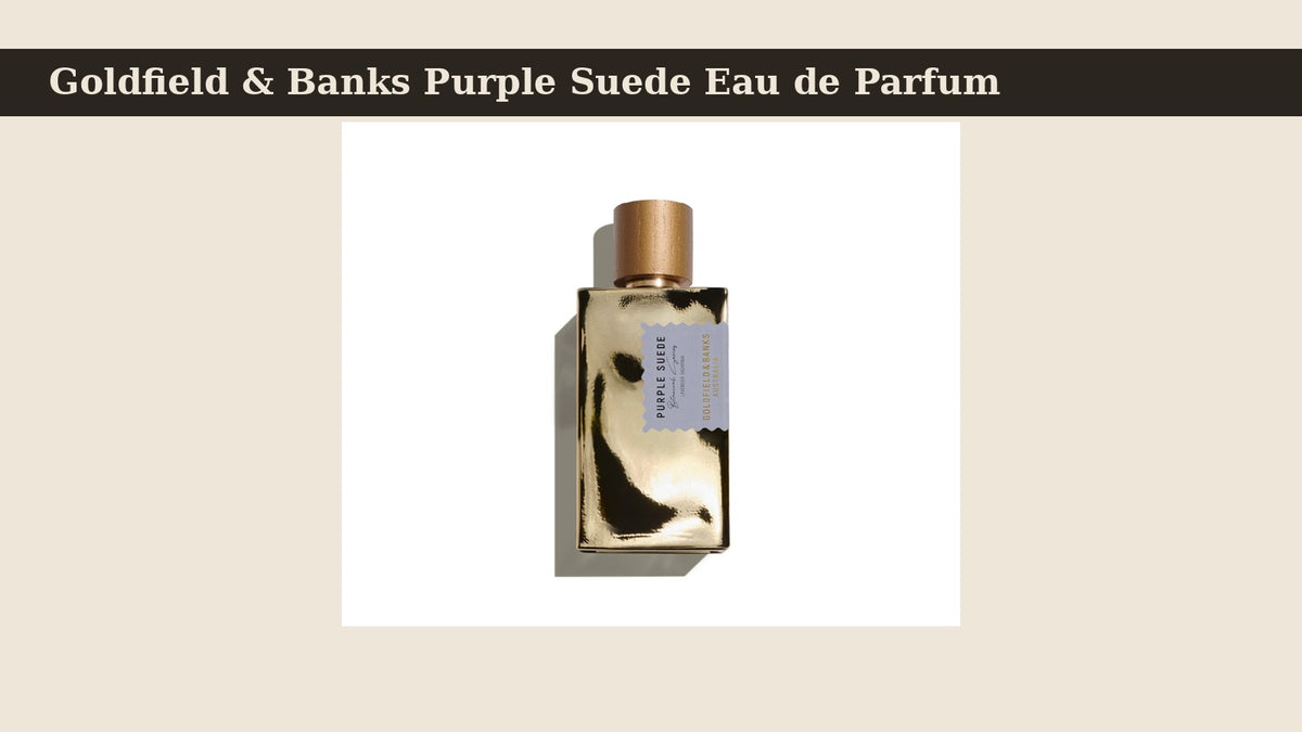 Goldfield & Banks Purple Suede Eau de Parfum fragrance bottle