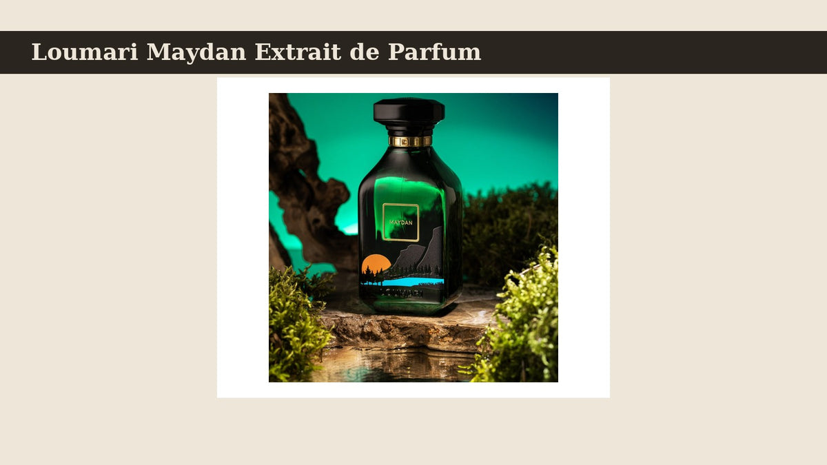 Loumari Maydan Extrait de Parfum fragrance bottle