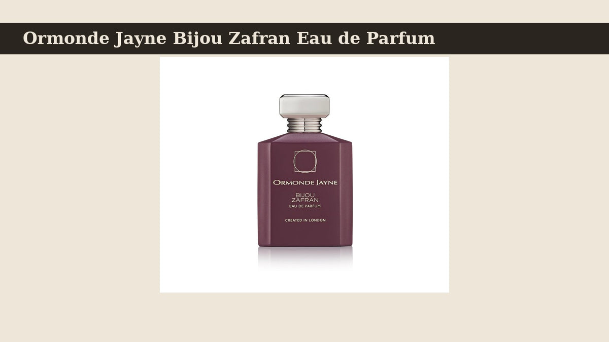 Ormonde Jayne Bijou Zafran Eau de Parfum fragrance bottle