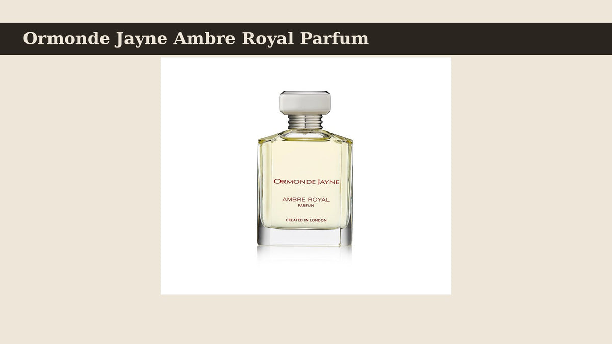 Ormonde Jayne Ambre Royal Parfum fragrance bottle