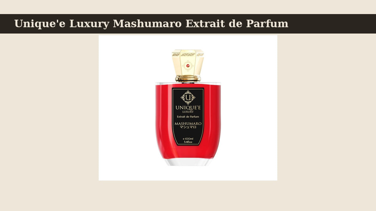 Unique'e Luxury Mashumaro Extrait de Parfum fragrance bottle
