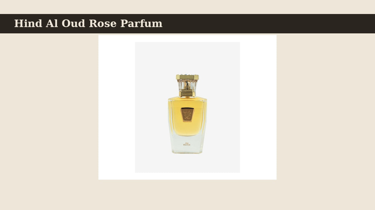 Hind Al Oud Rose Parfum fragrance bottle