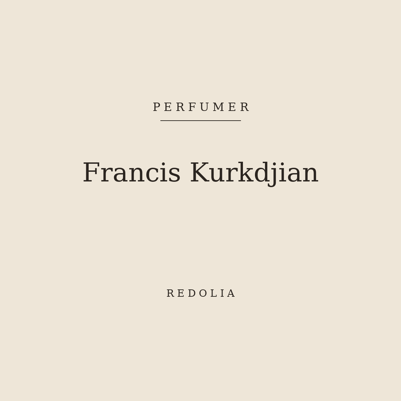 Francis Kurkdjian, perfumer — Redolia