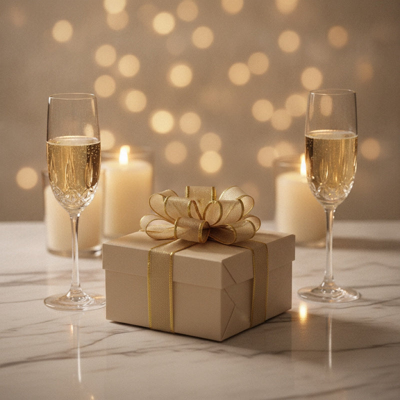 Special occasion fragrances — champagne and gift box