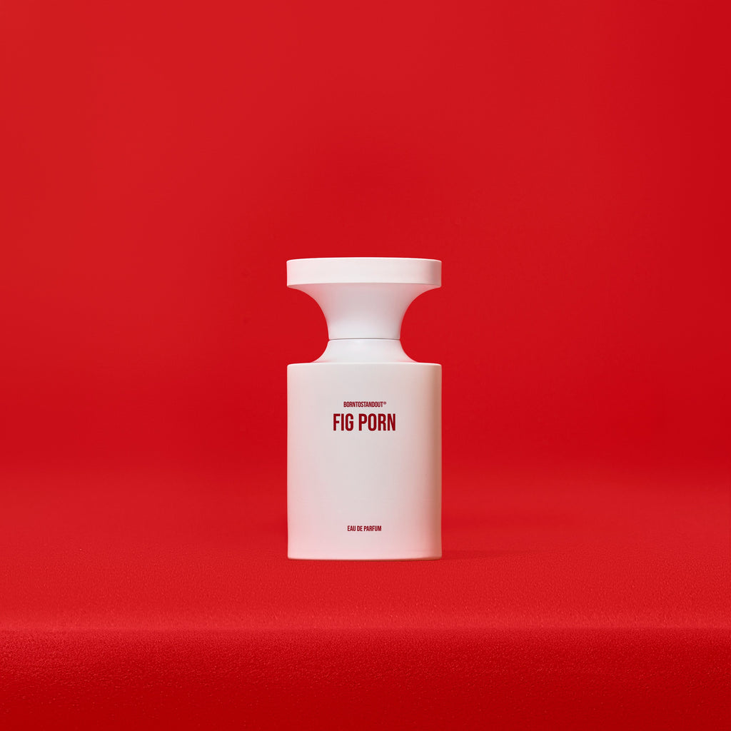 BORNTOSTANDOUT Fig Porn bottle detail