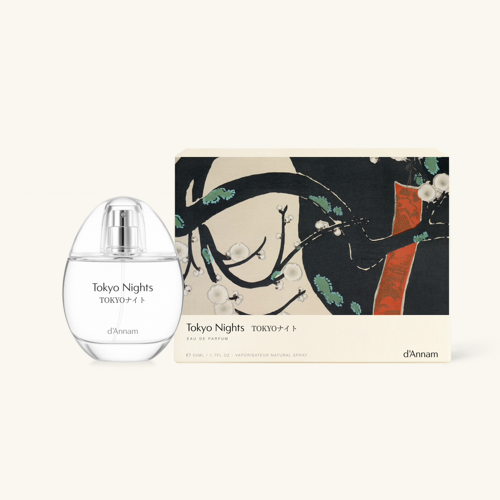 d'Annam Tokyo Nights bottle and gift box