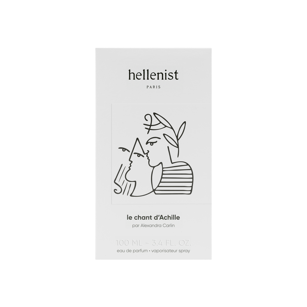 Hellenist Le Chant d'Achille bottle and box