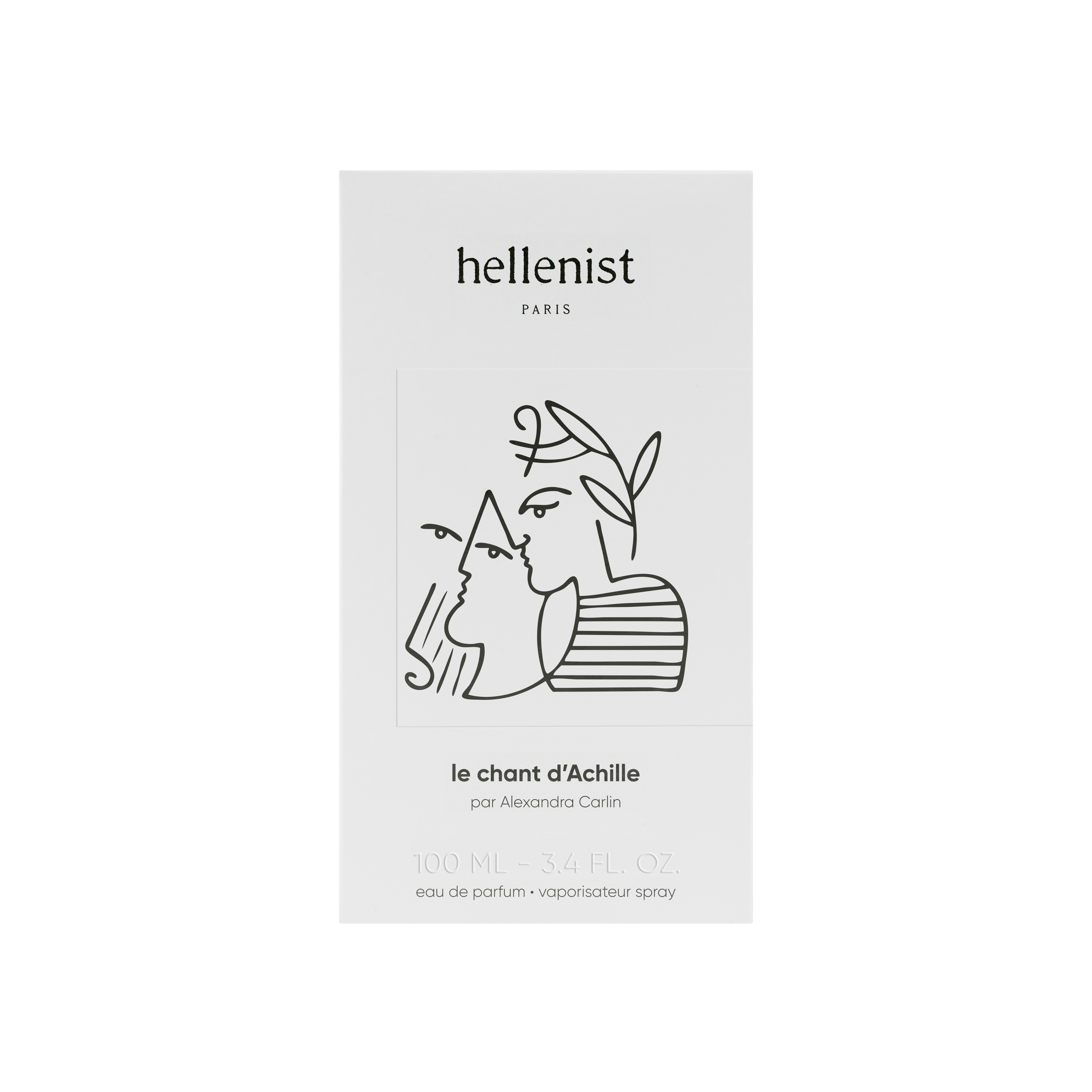 Hellenist Le Chant d'Achille bottle and box