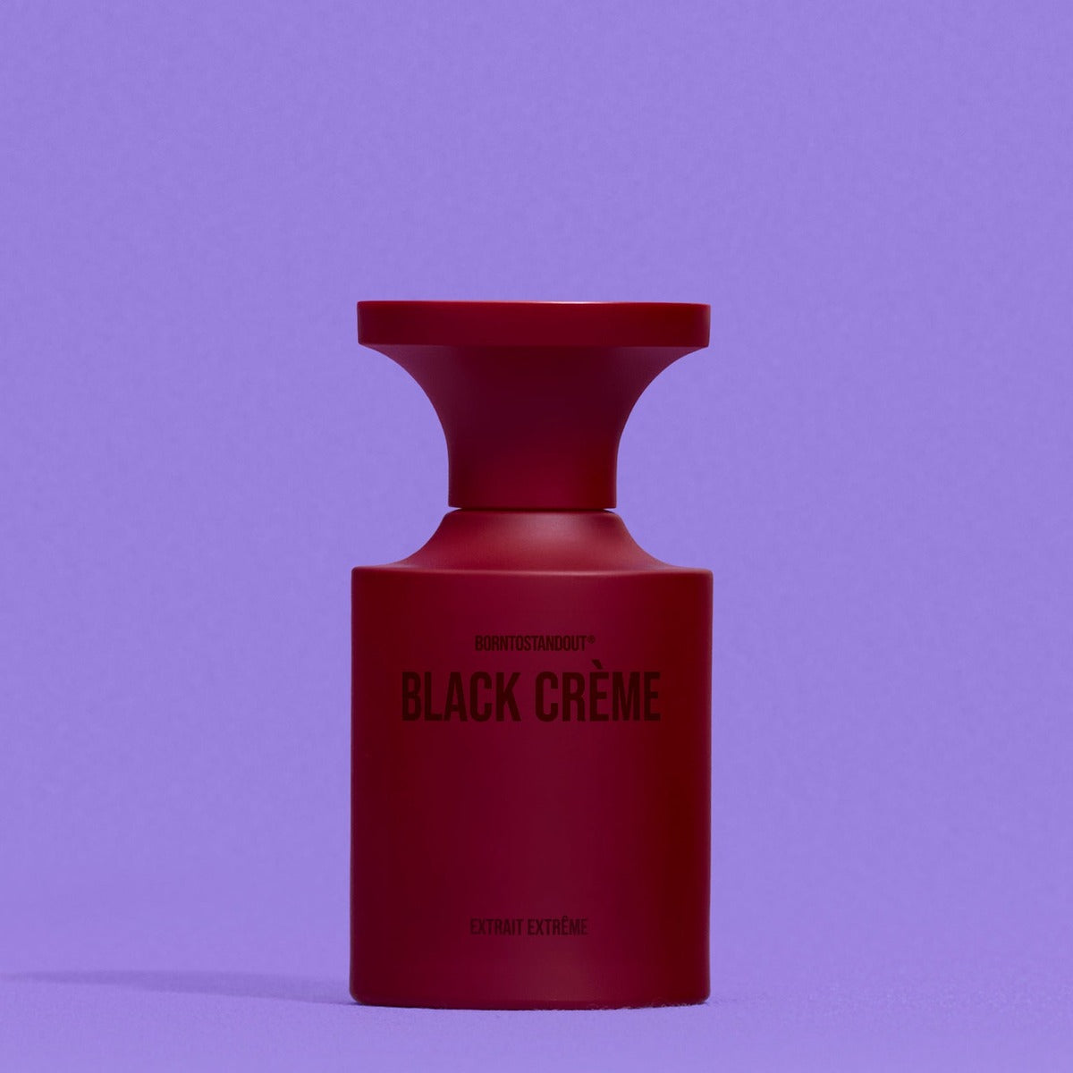 BORNTOSTANDOUT Black Crème bottle detail