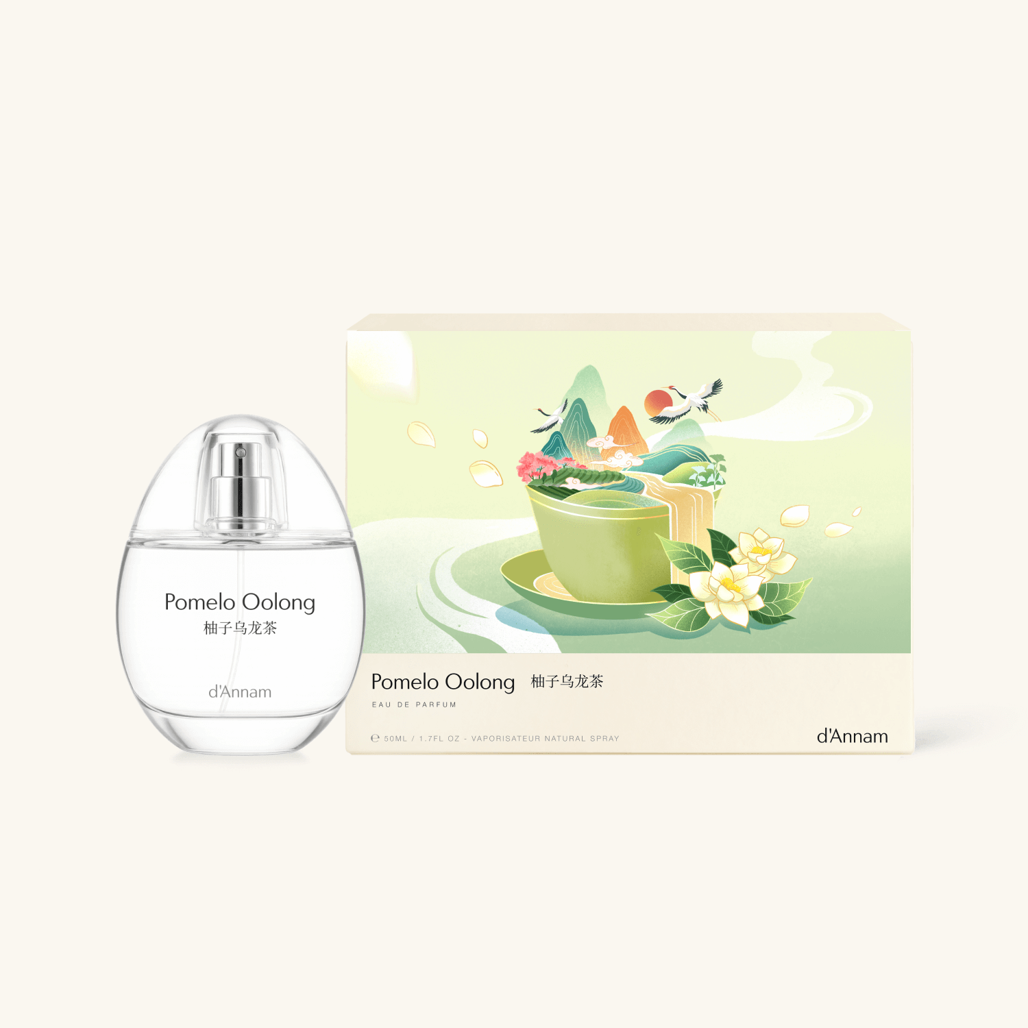 d'Annam Pomelo Oolong bottle and gift box