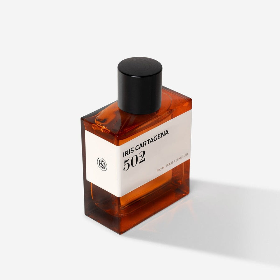 Bon Parfumeur 502 Iris Cartagena Eau de Parfum bottle detail