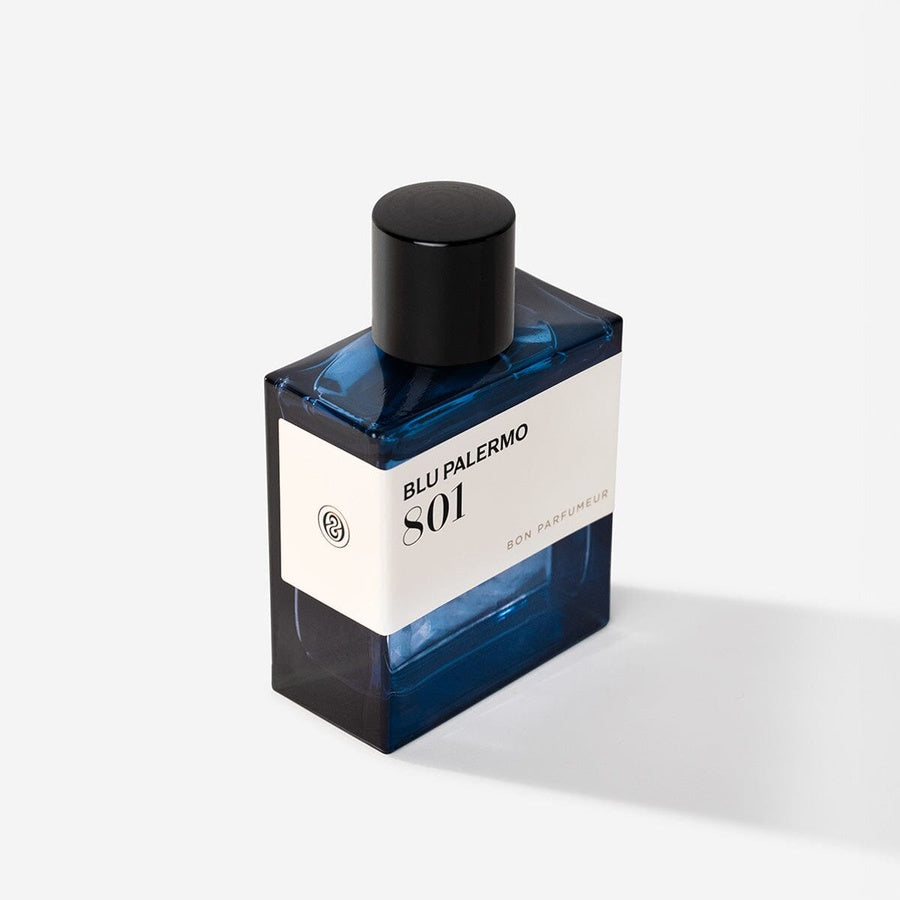 Bon Parfumeur 801 Blu Palermo Eau de Parfum bottle detail