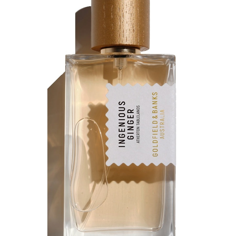Goldfield & Banks Ingenious Ginger bottle detail