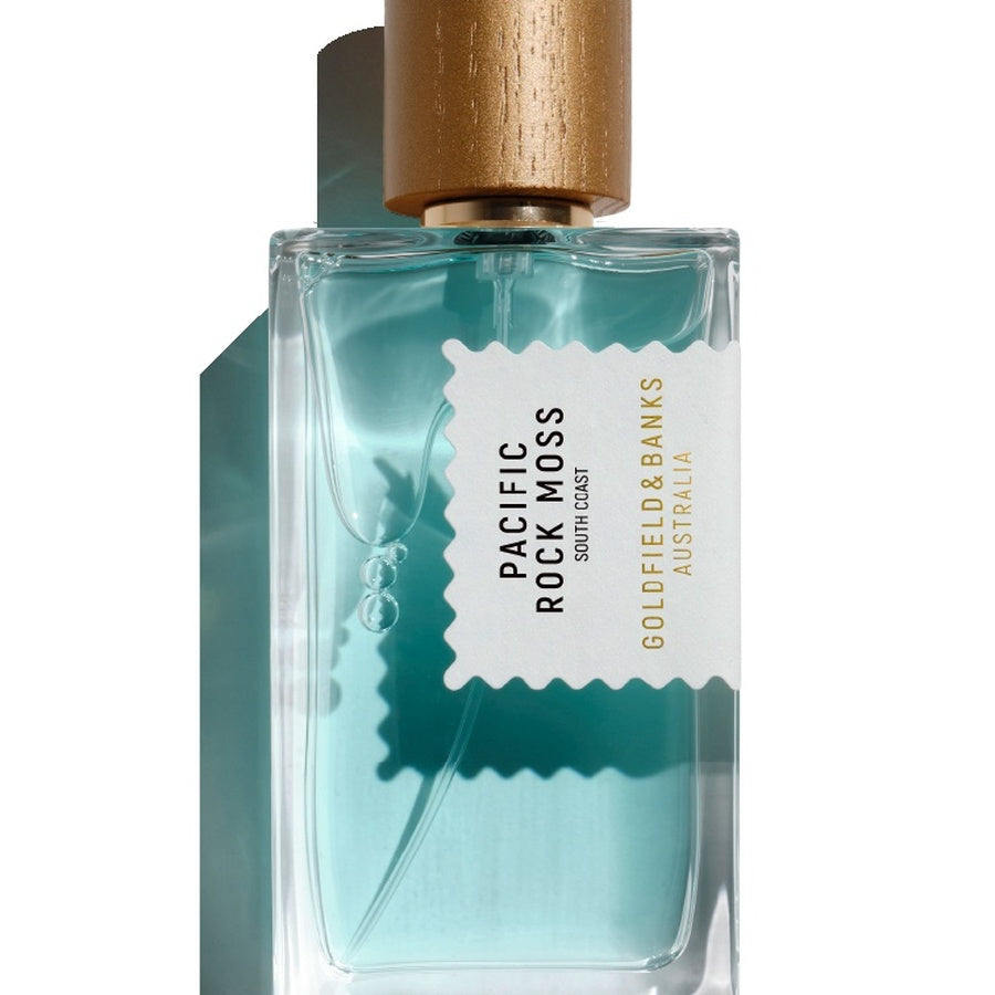 Goldfield & Banks Pacific Rock Moss bottle detail
