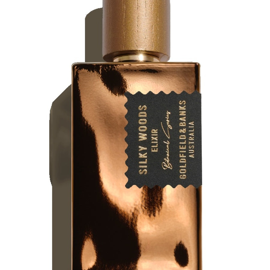 Goldfield & Banks Silky Woods Elixir bottle detail