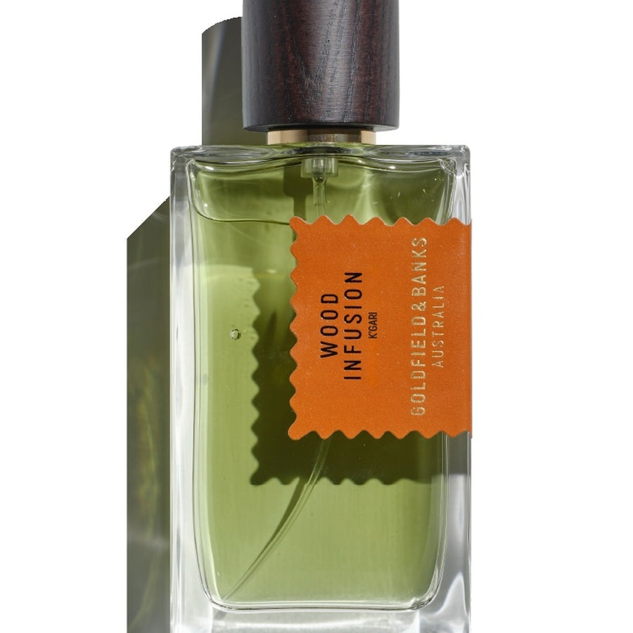 Goldfield & Banks Wood Infusion bottle detail