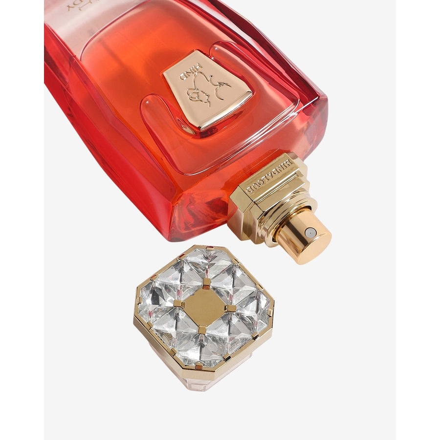Hind Al Oud Burgundy Parfum bottle detail