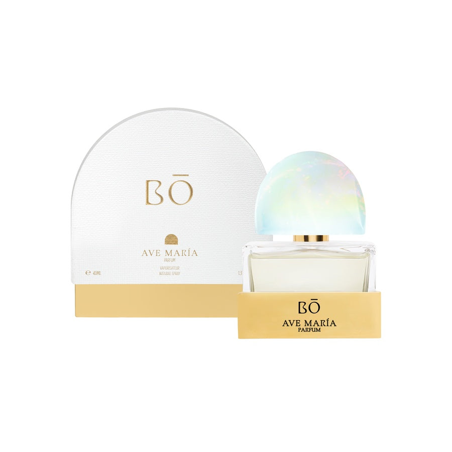 House of Bō Ave Maria Parfum bottle and box