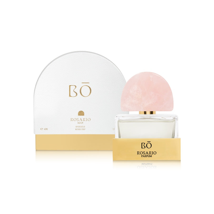 House of Bō Rosario Parfum bottle and box