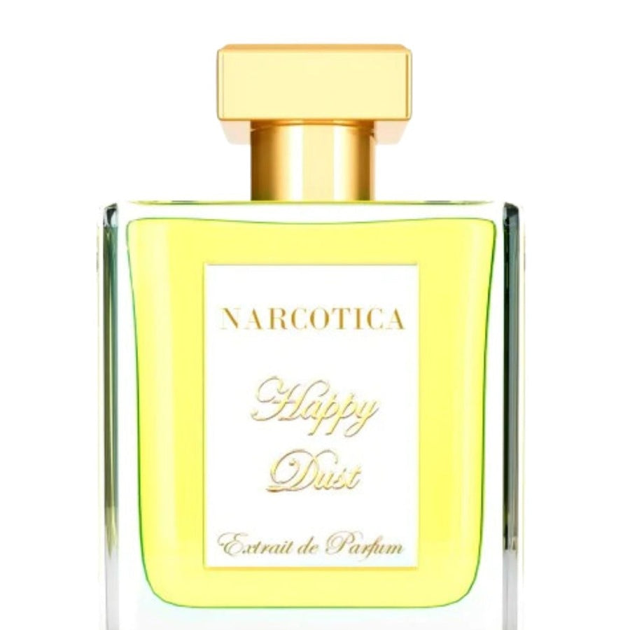 Narcotica Happy Dust bottle label detail