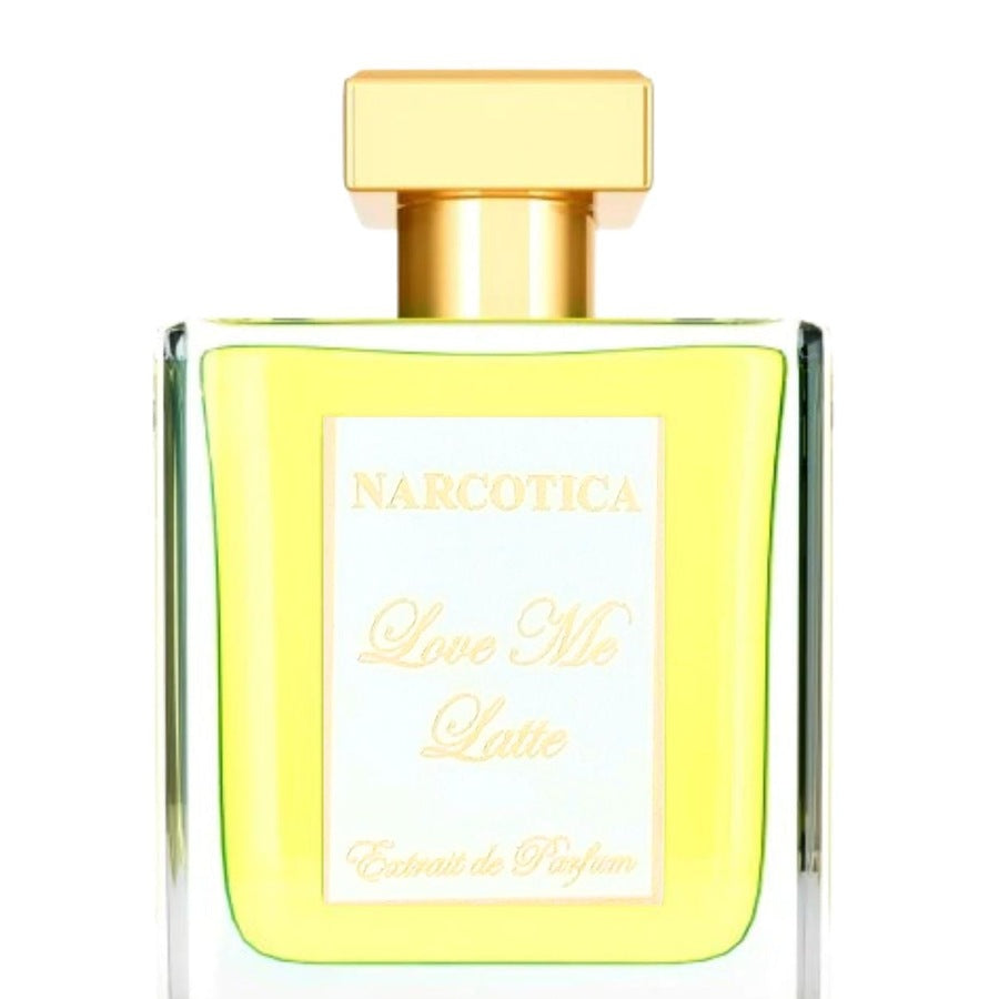 Narcotica Love Me Latte bottle label detail