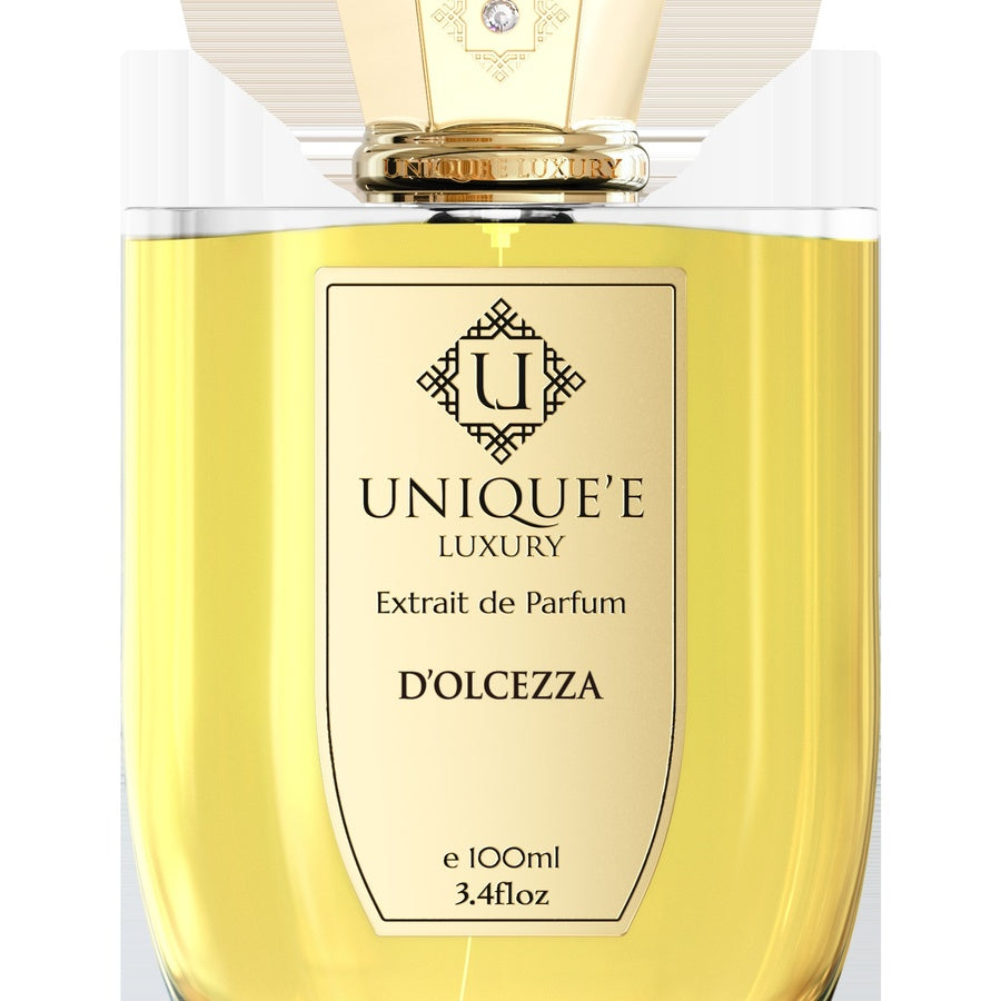 Unique'e Luxury D'olcezza bottle detail