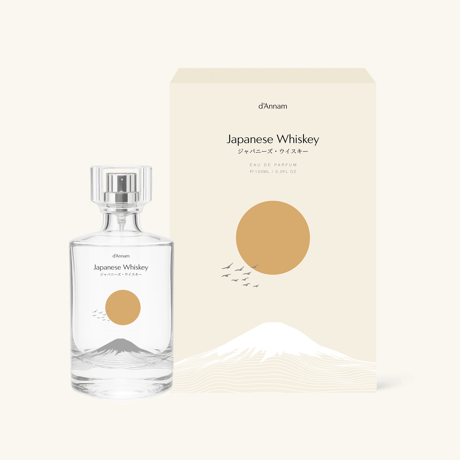 d'Annam Japanese Whiskey bottle and gift box